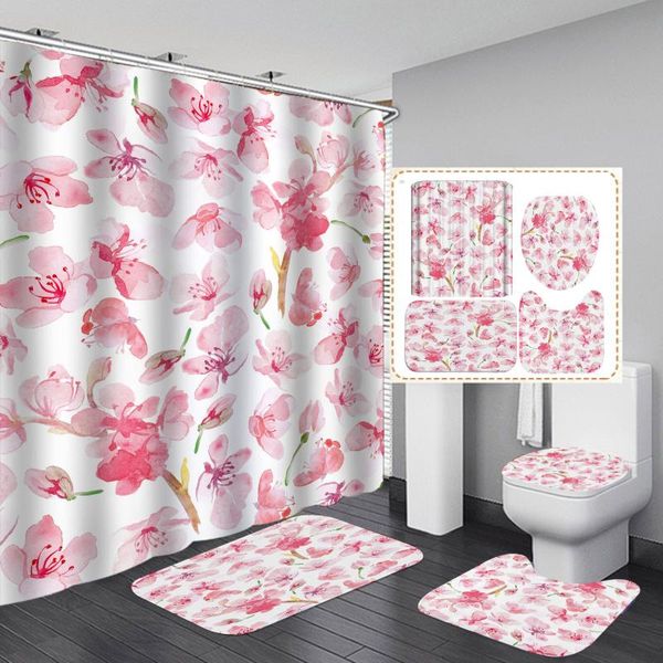 plant flamingo print shower curtain toilet mat floor mat 4 piece set thick polyester bathroom shower curtains
plant flamingo print shower curtain toilet mat floor mat 4 piece set thick polyester bathroom shower curtains