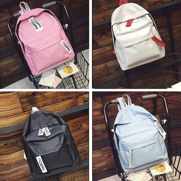 backpack fashion men and women school bag street couple travel hiking solid color dropship t705
backpack fashion men and women school bag street couple travel hiking solid color dropship t705