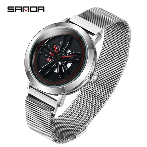 wristwatches sanda simple business magnet strap men's quartz watch casual fashion waterproof clock wristwatch male relogio feminino 202, Slivery;brown
wristwatches sanda simple business magnet strap men's quartz watch casual fashion waterproof clock wristwatch male relogio feminino 202, Slivery;brown