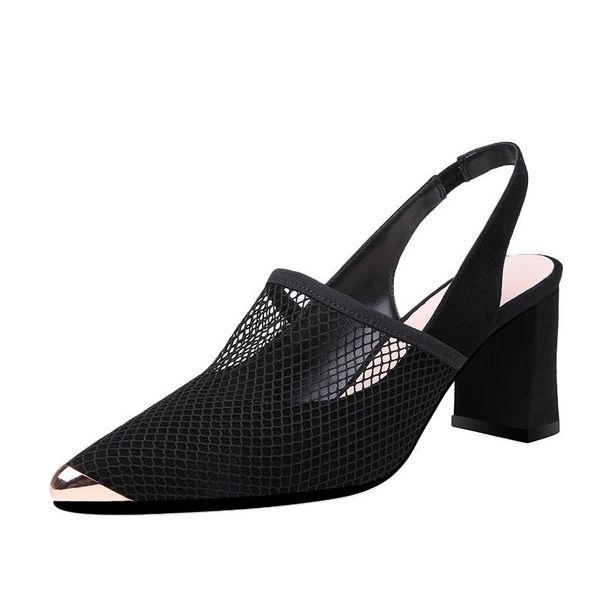 dress shoes wome summer pumps slingback casual ladies slip on high heels mesh fashion thick pointed toe comfort footwear, Black
dress shoes wome summer pumps slingback casual ladies slip on high heels mesh fashion thick pointed toe comfort footwear, Black