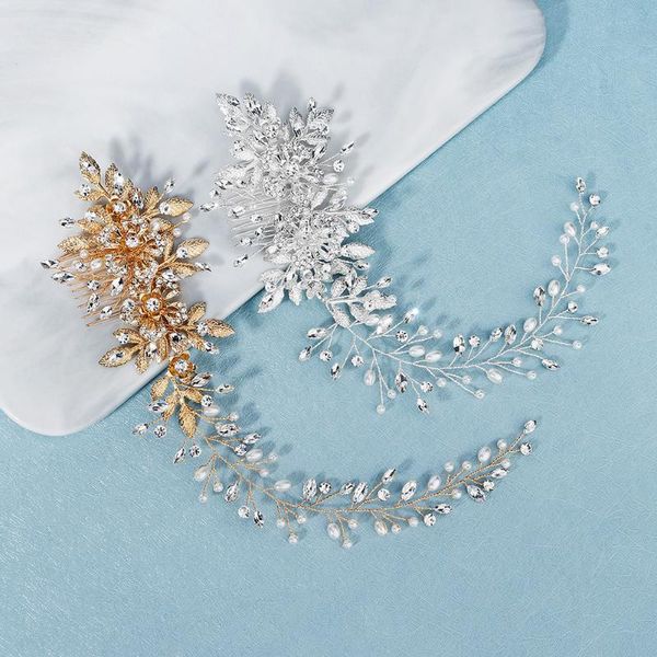 hair clips & barrettes hollow flower pearl comb retro golden long handmade band wedding accessories for girls, Golden;silver
hair clips & barrettes hollow flower pearl comb retro golden long handmade band wedding accessories for girls, Golden;silver
