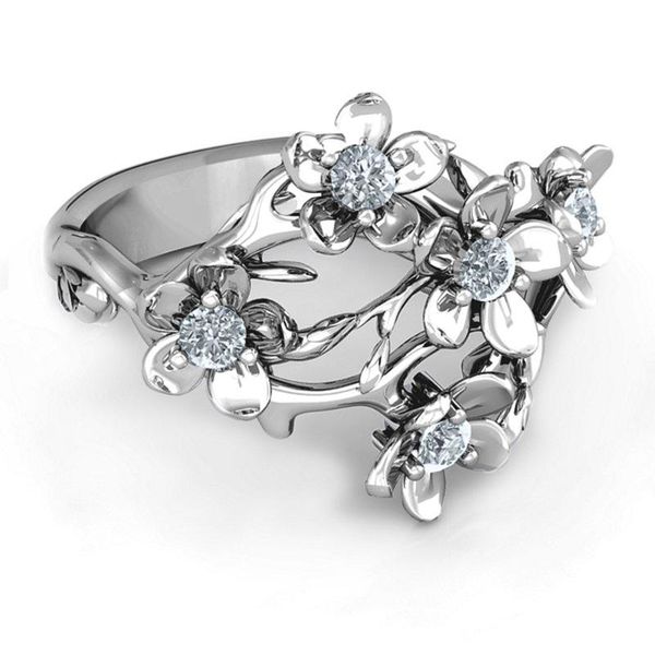 wedding rings huitan romantic silver color flower bridal ceremony party dazzling cubic zircon creative design elegant women ring, Slivery;golden
wedding rings huitan romantic silver color flower bridal ceremony party dazzling cubic zircon creative design elegant women ring, Slivery;golden