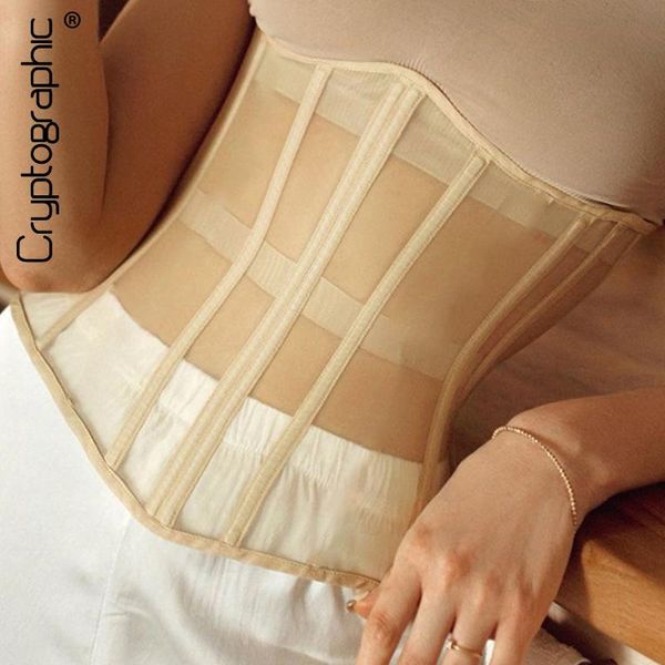 cryptographic fashion mesh breasted corset belt sleeveless push up harness corset club party sheer boned cupped cummerbunds, Black;brown
cryptographic fashion mesh breasted corset belt sleeveless push up harness corset club party sheer boned cupped cummerbunds, Black;brown