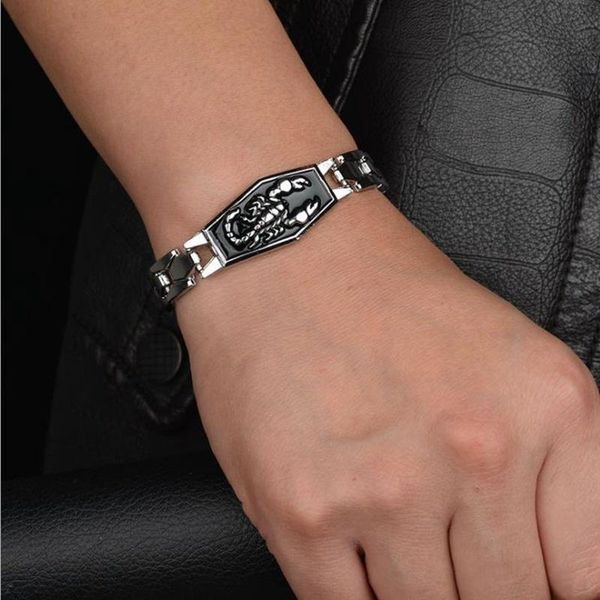 bangle scorpio men's bracelet fashion hip hop punk personality party jewelry gift 2021 trend, Black
bangle scorpio men's bracelet fashion hip hop punk personality party jewelry gift 2021 trend, Black
