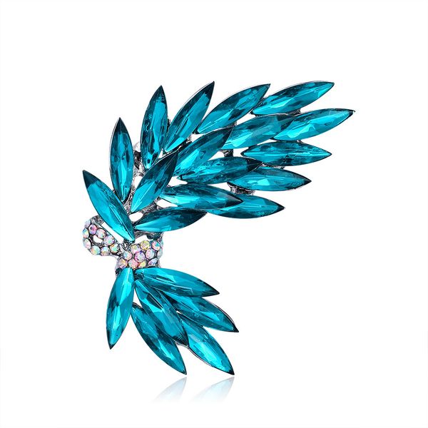 blue crystal glass brooches fashion rhinestone brooch for women full diamond wing pins alloy handmade badge jewelry gift bag hat clothes acc, Gray
blue crystal glass brooches fashion rhinestone brooch for women full diamond wing pins alloy handmade badge jewelry gift bag hat clothes acc, Gray