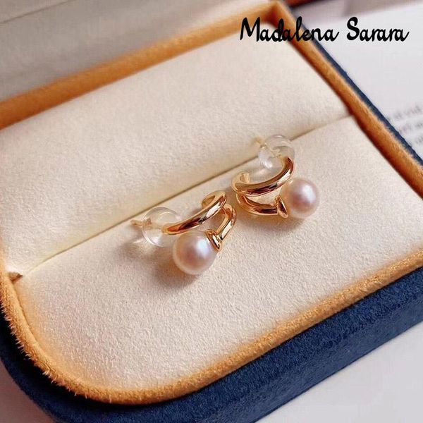 stud madalena sarara saltwater pearl akoya 18k gold earrings trendy geometric au750 women earring, Golden;silver
stud madalena sarara saltwater pearl akoya 18k gold earrings trendy geometric au750 women earring, Golden;silver