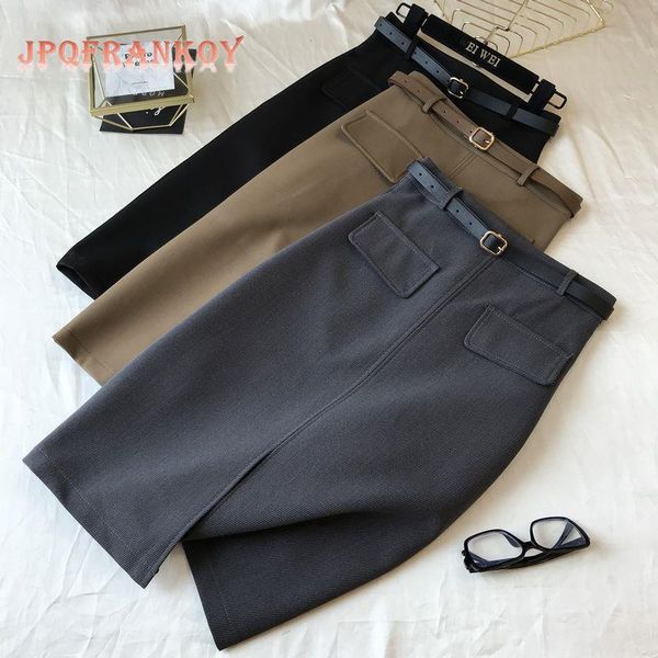 skirts half skirt women's spring dress slim fit versatile bag hip medium length fake pocket split harajuku, Black
skirts half skirt women's spring dress slim fit versatile bag hip medium length fake pocket split harajuku, Black
