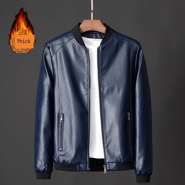 men's fur & faux jackets 2021 classic leather motorcycle bike pu jacket male casual coat warm brand clothing plush autumn winter, Black
men's fur & faux jackets 2021 classic leather motorcycle bike pu jacket male casual coat warm brand clothing plush autumn winter, Black