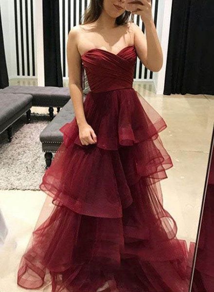 backless burgundy prom dress sweetheart evening dress for formal occations robe de soiree custom made, Black;red 
backless burgundy prom dress sweetheart evening dress for formal occations robe de soiree custom made, Black;red