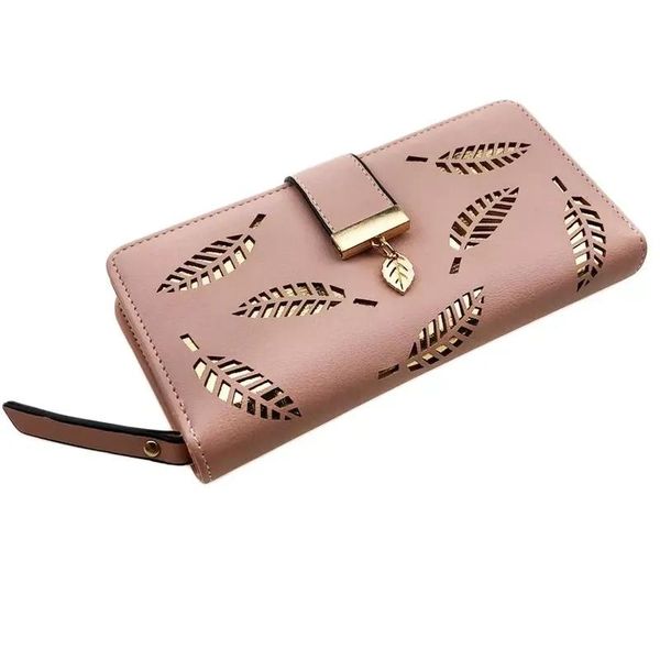 long wallet women hollow leaves purses coin purse card mobile phone holder wallets ladies students clutch wallet, Red;black
long wallet women hollow leaves purses coin purse card mobile phone holder wallets ladies students clutch wallet, Red;black