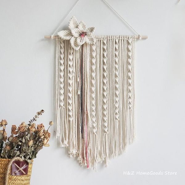 tapestries petal shape macrame wall hanging nordic hand woven bohemian craft decoration for home decor living room bedroom
tapestries petal shape macrame wall hanging nordic hand woven bohemian craft decoration for home decor living room bedroom