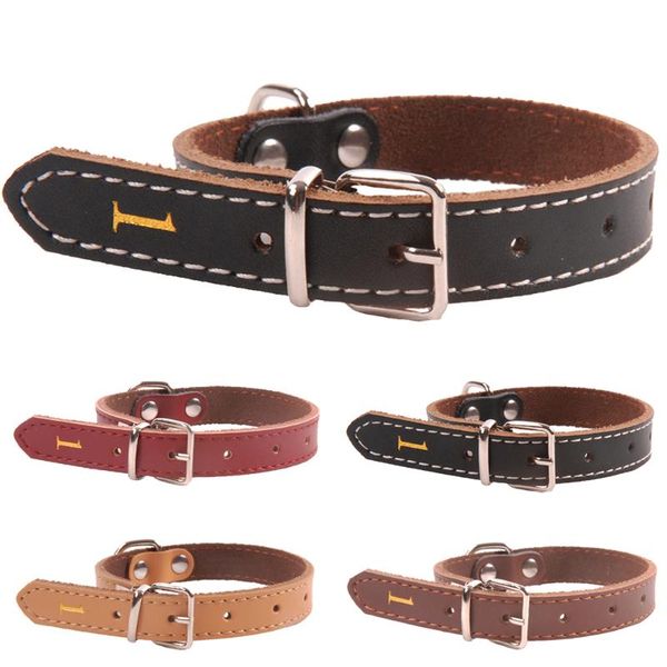 dog collars & leashes collar leather for small medium large dogs cats dog-collar puppy pet harness leash cat jw0030
dog collars & leashes collar leather for small medium large dogs cats dog-collar puppy pet harness leash cat jw0030