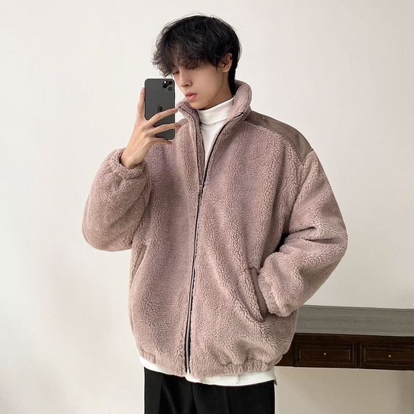 2021 new winter thick lamb wool jacket men's warmth fashion retro stand collar men wild short coat mens clothes m-2xl duq2, Black
2021 new winter thick lamb wool jacket men's warmth fashion retro stand collar men wild short coat mens clothes m-2xl duq2, Black