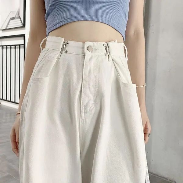spring white plus size high waist jeans streetwear wide leg pants womens fashion trousers full length loose denim pants 6xl, Blue
spring white plus size high waist jeans streetwear wide leg pants womens fashion trousers full length loose denim pants 6xl, Blue