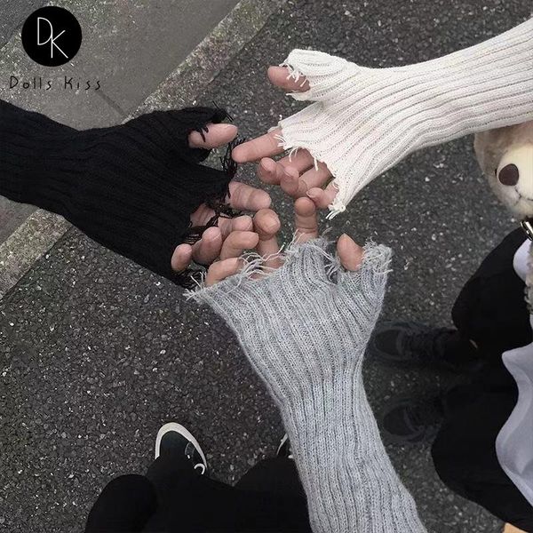sports gloves tattered punk fingerless cuff knit women men elbow length mittens broken cool stretch arm warmer streewaer, Black
sports gloves tattered punk fingerless cuff knit women men elbow length mittens broken cool stretch arm warmer streewaer, Black