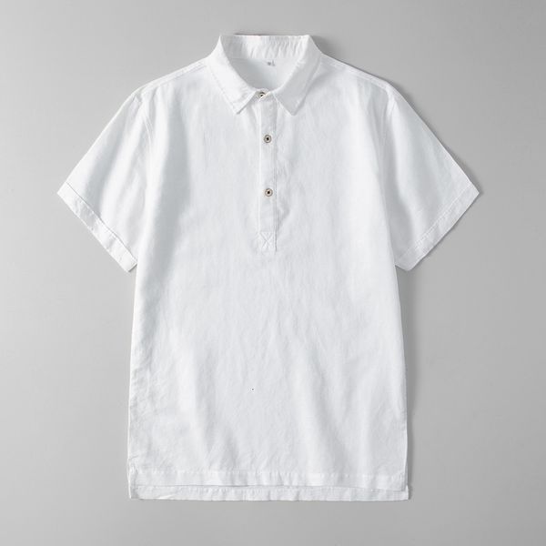 2021 new summer retro mens short-sleeved slim shirt cotton linen casual t-shirt turn-down collar white t shirts for men 06b8, White;black
2021 new summer retro mens short-sleeved slim shirt cotton linen casual t-shirt turn-down collar white t shirts for men 06b8, White;black