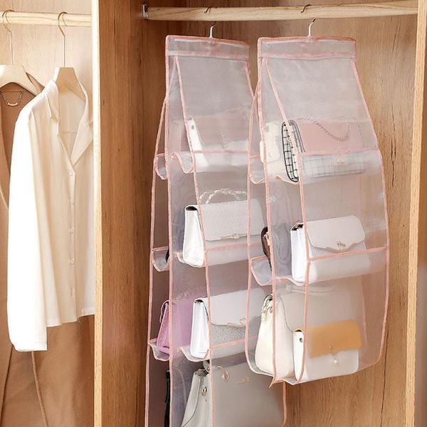 storage boxes & bins 2/3/4 layers handbag hanging organizer transparent pvc nylon bag washable foldable for closet
storage boxes & bins 2/3/4 layers handbag hanging organizer transparent pvc nylon bag washable foldable for closet