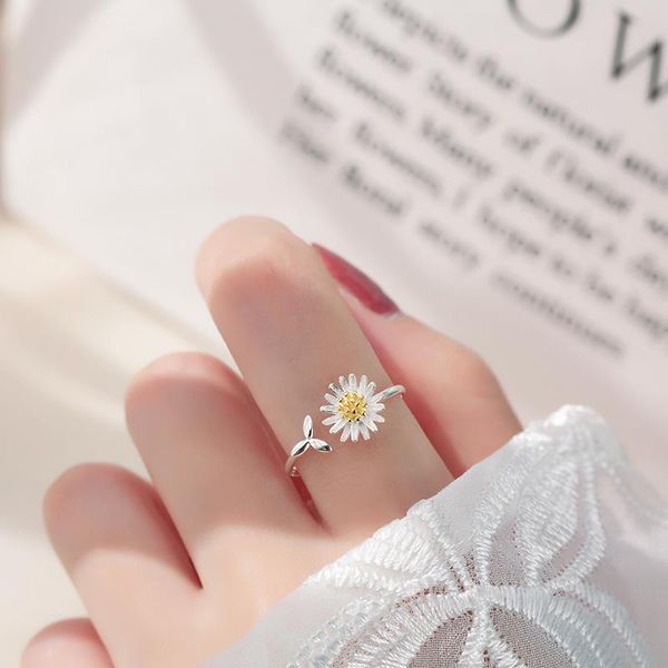 cluster rings ciaxy 925 sterling silver daisy flower for women adjustable size fashion party jewelry gift anillos mujer, Golden;silver
cluster rings ciaxy 925 sterling silver daisy flower for women adjustable size fashion party jewelry gift anillos mujer, Golden;silver