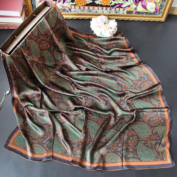 scarves high-end elegant women exquisite retro style cashew flower pattern quality hand-rolled plain crepe satin silk large scarf shawl, Blue;gray
scarves high-end elegant women exquisite retro style cashew flower pattern quality hand-rolled plain crepe satin silk large scarf shawl, Blue;gray