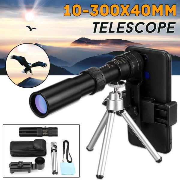 telescope & binoculars 4k 10-300x40mm hd stretchable rotate zoom super phone monocular bak4 fmc prism lens with/without tripod+phone
telescope & binoculars 4k 10-300x40mm hd stretchable rotate zoom super phone monocular bak4 fmc prism lens with/without tripod+phone