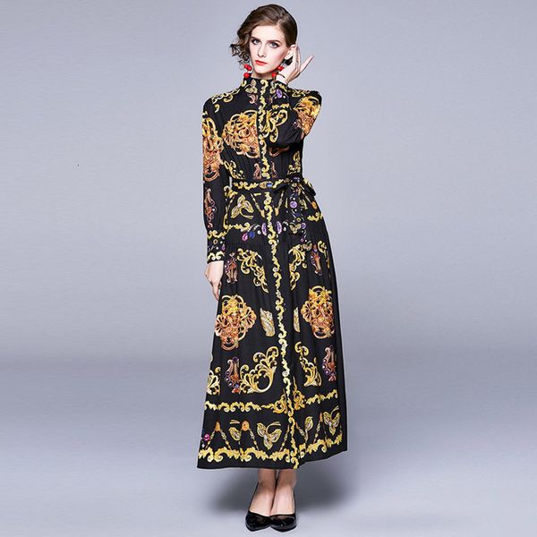 female winter sleeve court track printing style lady elegant size maxi dress pj8x, Black;gray
female winter sleeve court track printing style lady elegant size maxi dress pj8x, Black;gray