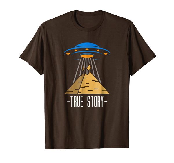 True Story UFO Conspiracy T-Shirt - Ancient Alien Theory, Mainly pictures