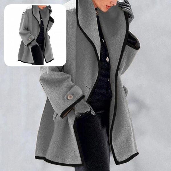 women's trench coats coat cool outwear single button long sleeve woolen for stage show lady women jacket, Tan;black
women's trench coats coat cool outwear single button long sleeve woolen for stage show lady women jacket, Tan;black