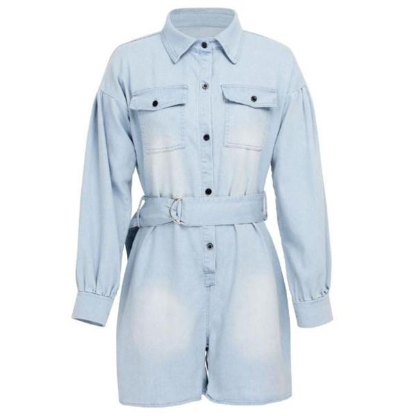 women's jumpsuits & rompers women denim playsuit summer shorts overall single-breasted buttons tunic female casual long sleeve jeans, Black;white
women's jumpsuits & rompers women denim playsuit summer shorts overall single-breasted buttons tunic female casual long sleeve jeans, Black;white