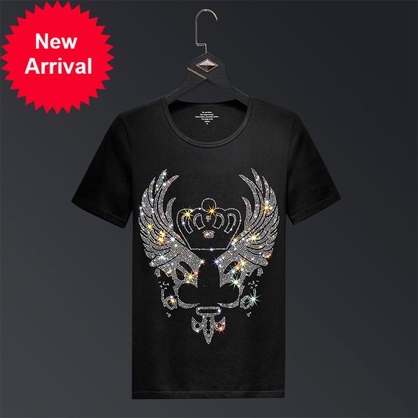 2021 Crown Rhinestones t Men's Shirts Short Mark Fashion Man Streetwear Thin Neck Modal Cotton Tshirts More Size 6xl Y45l, White;black
2021 Crown Rhinestones t Men's Shirts Short Mark Fashion Man Streetwear Thin Neck Modal Cotton Tshirts More Size 6xl Y45l, White;black