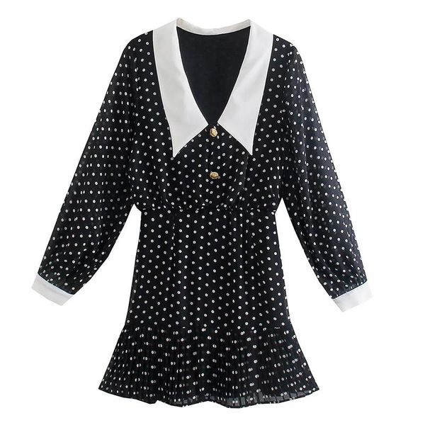 casual dresses korean version of sweet and elegant ladies dress 2021 spring summer fashion polka dot print long sleeve, Black;gray
casual dresses korean version of sweet and elegant ladies dress 2021 spring summer fashion polka dot print long sleeve, Black;gray
