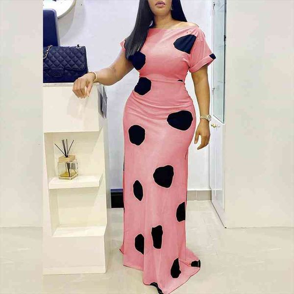 summer polka dot print womens dress long short sleeve slash collar slim dresses large size elegant fashion female clothing, Black;gray
summer polka dot print womens dress long short sleeve slash collar slim dresses large size elegant fashion female clothing, Black;gray