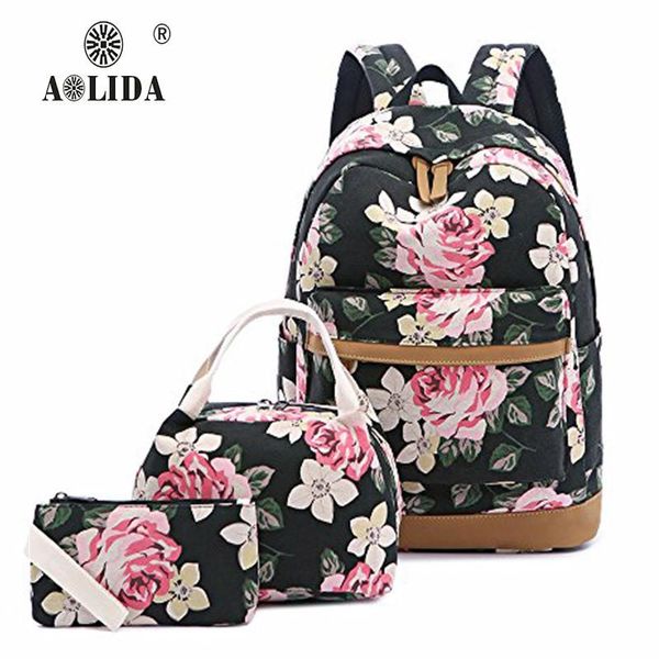 3pc set schoolbags teenager girls flowers usb charging backpack kid school bag rose 14inch lapbackpack lunch bag pencil case
3pc set schoolbags teenager girls flowers usb charging backpack kid school bag rose 14inch lapbackpack lunch bag pencil case