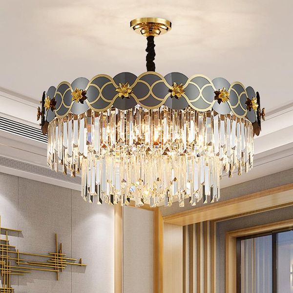 modern round crystal chandelier living room led lighting e14 decorative light dining room bedroom home ceiling chandelier
modern round crystal chandelier living room led lighting e14 decorative light dining room bedroom home ceiling chandelier