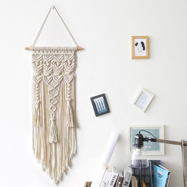 decorative objects & figurines r7rc bohemian woven macrame hanging tapestry ethnic vintage fringe tassels braided geometric wall art decorat
decorative objects & figurines r7rc bohemian woven macrame hanging tapestry ethnic vintage fringe tassels braided geometric wall art decorat