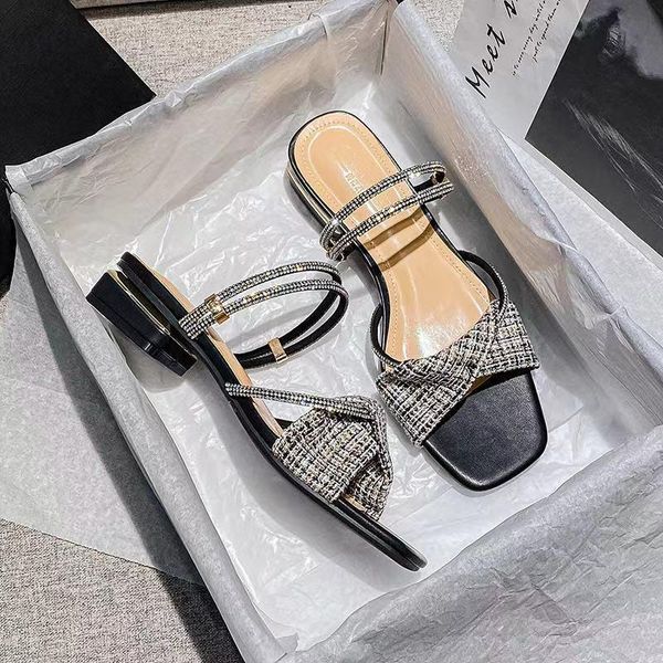sandals for women's wear 2021 summer thick heel net red fashion flat bottomed shoes 37-43, Black
sandals for women's wear 2021 summer thick heel net red fashion flat bottomed shoes 37-43, Black