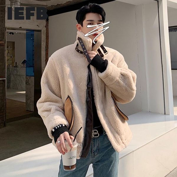 men's wool & blends iefb one piece of fur warm clothing for men 2021 autumn winter thick jacket short coat sand collar comfortable male, Black
men's wool & blends iefb one piece of fur warm clothing for men 2021 autumn winter thick jacket short coat sand collar comfortable male, Black