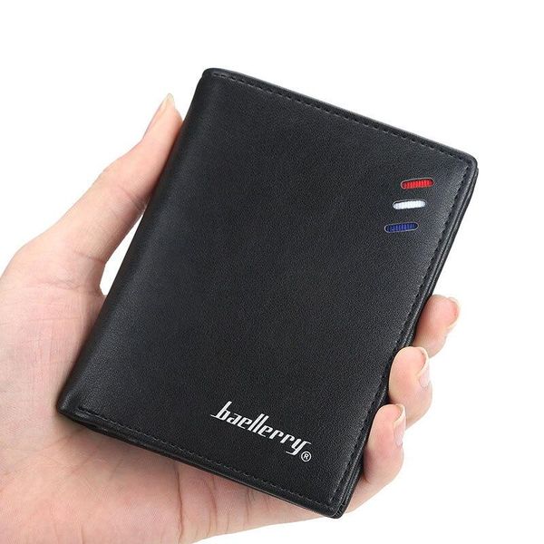 seagloca men wallets leather solid wallet men pu leather slim bifold short purses holder business male purse, Red;black
seagloca men wallets leather solid wallet men pu leather slim bifold short purses holder business male purse, Red;black