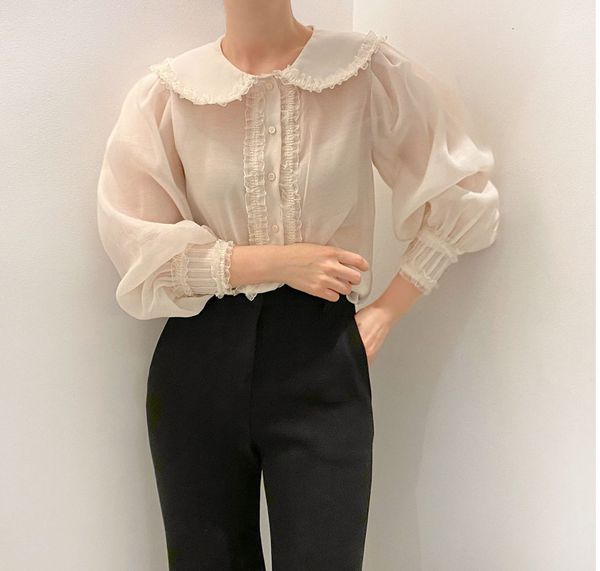 new 2021 apricot stylish elegance blouses women streetwear gentle solid chic basic office lady female all match shirts cop3, Black
new 2021 apricot stylish elegance blouses women streetwear gentle solid chic basic office lady female all match shirts cop3, Black