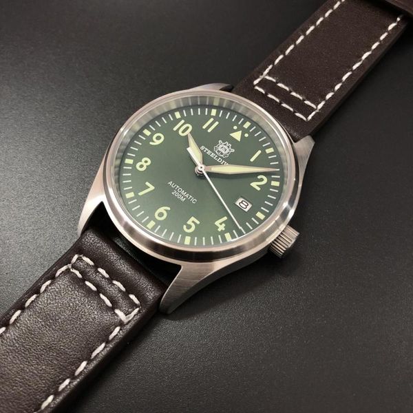 steeldive sd1940 men`s watch japan -nh35a movement watches mechanical 200m waterproof sapphire glass dive automatic watches, Slivery;brown
steeldive sd1940 men`s watch japan -nh35a movement watches mechanical 200m waterproof sapphire glass dive automatic watches, Slivery;brown