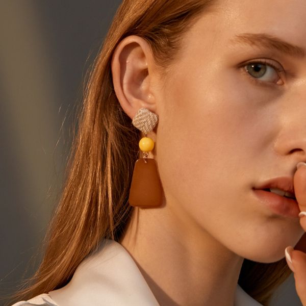 wind contrast color long geometri houndstooth woven stitching fabric earrings valentines day anniversary gift
wind contrast color long geometri houndstooth woven stitching fabric earrings valentines day anniversary gift