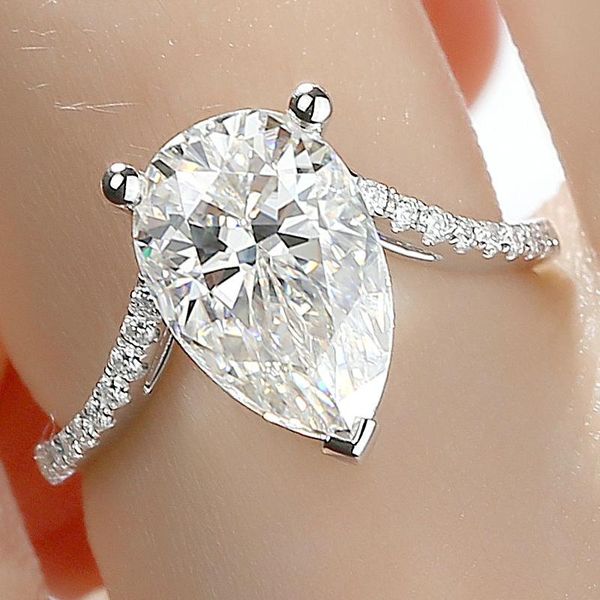 cluster rings 14k gold 1 2 3 4 5 moissanite diamond ring women elegant water drop trendy wedding party engagement anniversary, Golden;silver
cluster rings 14k gold 1 2 3 4 5 moissanite diamond ring women elegant water drop trendy wedding party engagement anniversary, Golden;silver