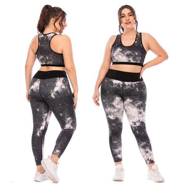2021fitness large size yoga suit tight barbie pants sports bra aoshili 12039 + 12040, Gray
2021fitness large size yoga suit tight barbie pants sports bra aoshili 12039 + 12040, Gray