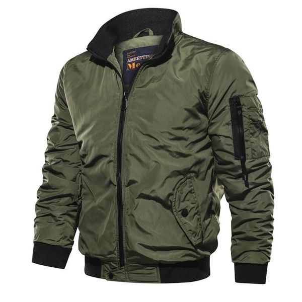 men's jackets outwear military jacket 2021 autumn waterproof stand-collar zipper thin bomber coat casual korean windbreaker, Black;brown
men's jackets outwear military jacket 2021 autumn waterproof stand-collar zipper thin bomber coat casual korean windbreaker, Black;brown