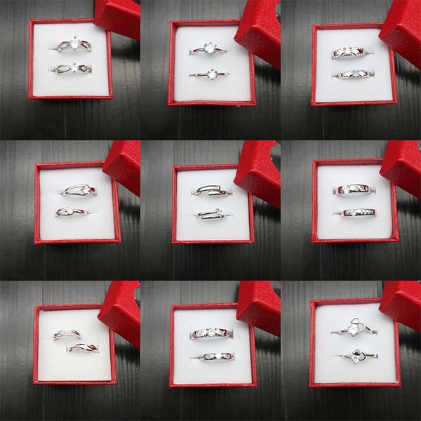 wholesale pop box lovers adjustable size ring live valentine's day gift men and women's engagement ring keepsake fashion jewelry, Silver
wholesale pop box lovers adjustable size ring live valentine's day gift men and women's engagement ring keepsake fashion jewelry, Silver