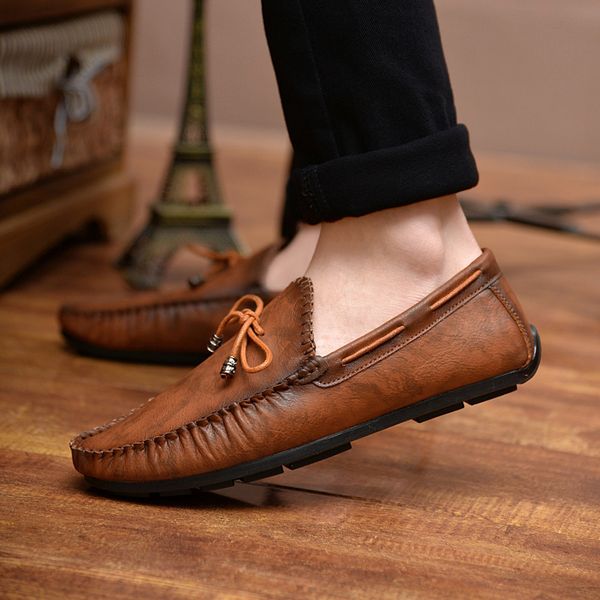 casual leather loafer shoes men soft comfortable driving shoes men moccasins footwear mokasin kasual for men schoenen, Black
casual leather loafer shoes men soft comfortable driving shoes men moccasins footwear mokasin kasual for men schoenen, Black