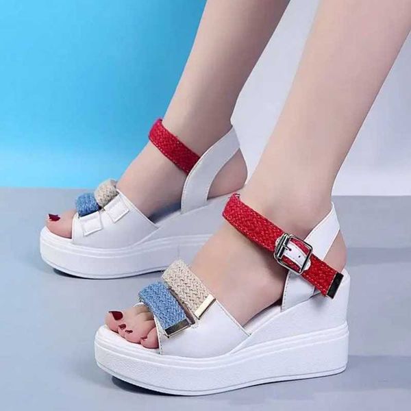 sandals 2021 summer fish mouth heightening muffin bottom fashion all-match color matching slope heel casual high, Black
sandals 2021 summer fish mouth heightening muffin bottom fashion all-match color matching slope heel casual high, Black