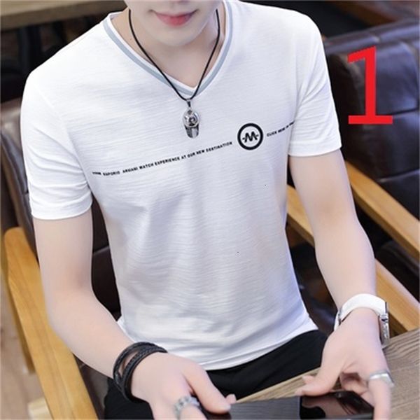 Summer 2021 Thin Short-sleeved Men's Hong Kong Style T-shirt Tide Brand Trend New MZ79, White;black
Summer 2021 Thin Short-sleeved Men's Hong Kong Style T-shirt Tide Brand Trend New MZ79, White;black