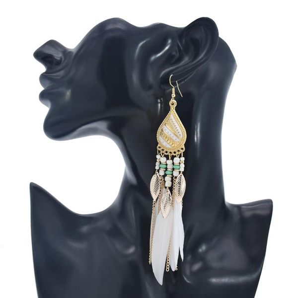 dangle & chandelier ethnic white black feather drop earrings for women bohemain long tassel earring pendientes gypsy tribal jewelry gift, Silver
dangle & chandelier ethnic white black feather drop earrings for women bohemain long tassel earring pendientes gypsy tribal jewelry gift, Silver
