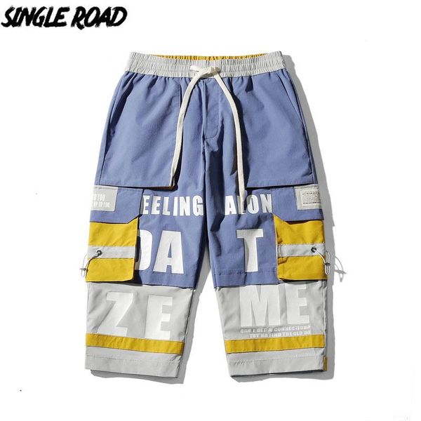 singleroad mens cargo pants men 2021 summer patchwork joggers hip hop japanese streetwear blue cropped trousers baggy pants men, Black
singleroad mens cargo pants men 2021 summer patchwork joggers hip hop japanese streetwear blue cropped trousers baggy pants men, Black