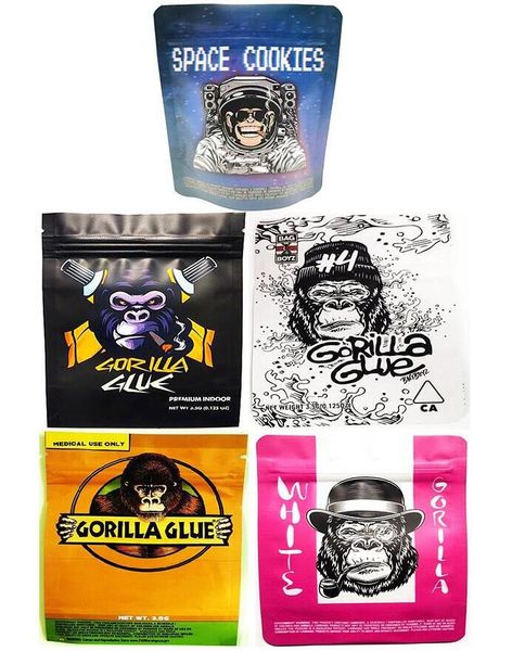 in stock gorilla glue space cook bag 3.5g dry floer packaging bags trips stand pouch smell proof edibles aluminized zipper resealable
in stock gorilla glue space cook bag 3.5g dry floer packaging bags trips stand pouch smell proof edibles aluminized zipper resealable